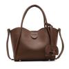 Premium Texture Portable Mother and Child Bag New Retro Fashion Versatile Commuter Vegetable Basket Bucket Bag Messenger Bag
