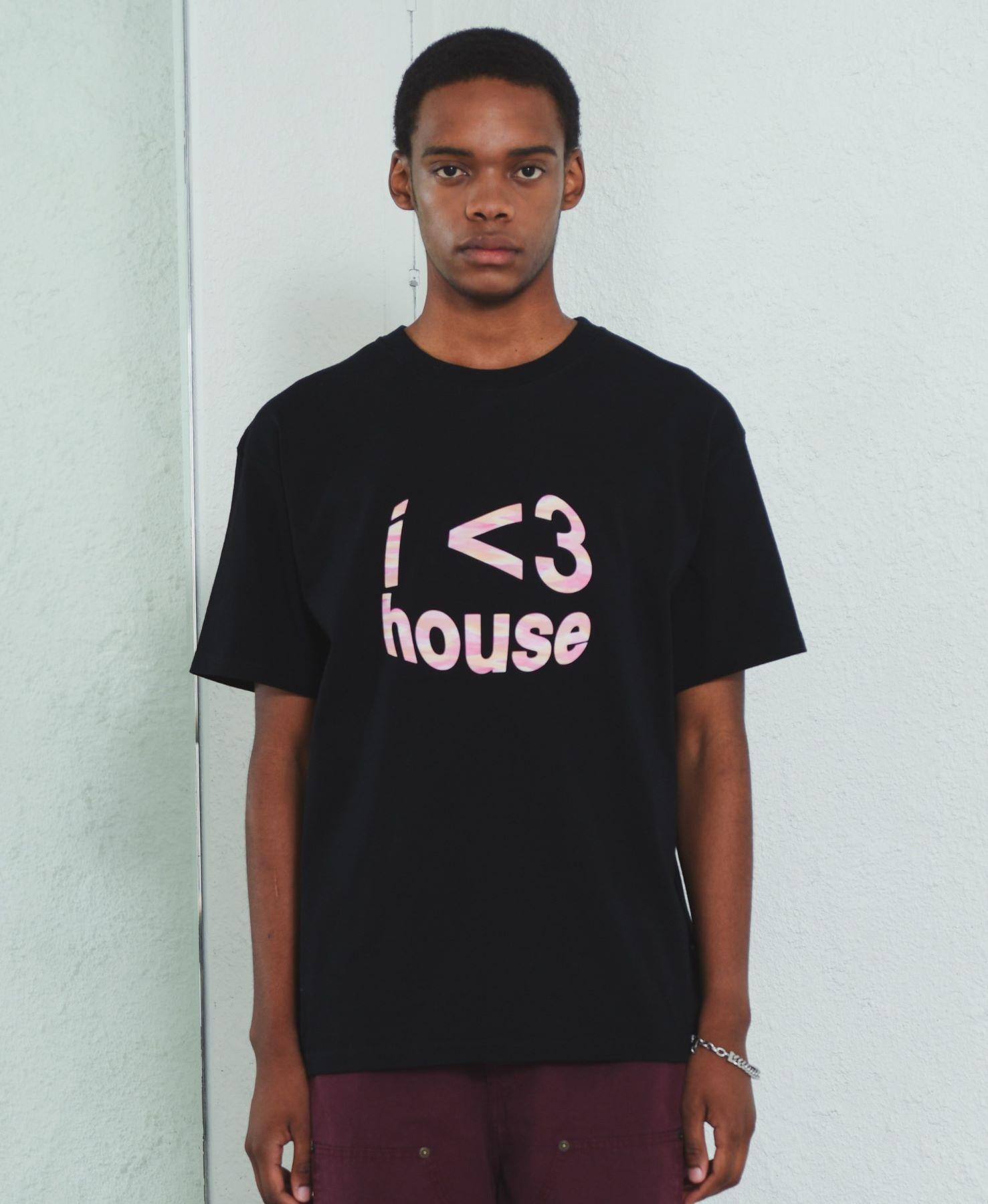 Bajubiju I Love House T-Shirt [Black] M