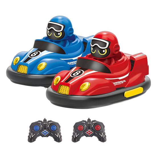 

2 шт. Дистанційне керування Бампер Автомобіль Іграшка зі Світломузикою 2 Гравці Битва Батьки-Дитина Інтерактивна RC Викидання Фігурка Автомобіль Іграшка Малюки Хлопчики Дівчата Подарунок A