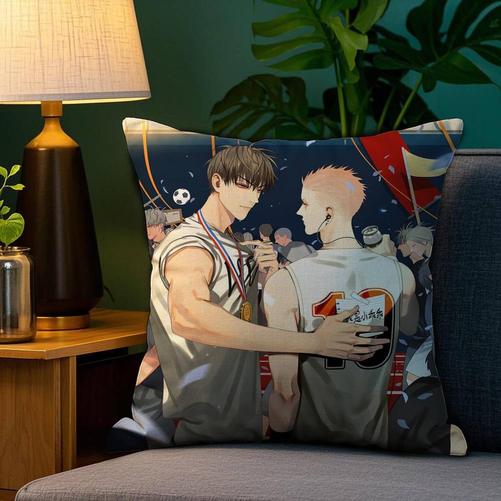 BL 19 Days C-Comics Pillow Case Plush Fabric Soft Double Sided Print Sofa Cushion Cover Throw Pillow Covers