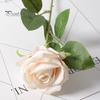 Simulated Flower Decor Artificial Rose Branch with Stem Home Wedding Party Faux Floral Arrangement Indoor Outdoor Garden Decoration Photo Props
