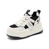 Thick-soled Little White Shoes for Women's 2025 Spring New Versatile Trendy Breathable Mesh Muffin Shoes, Small Inner Height-increasing Women's Shoes