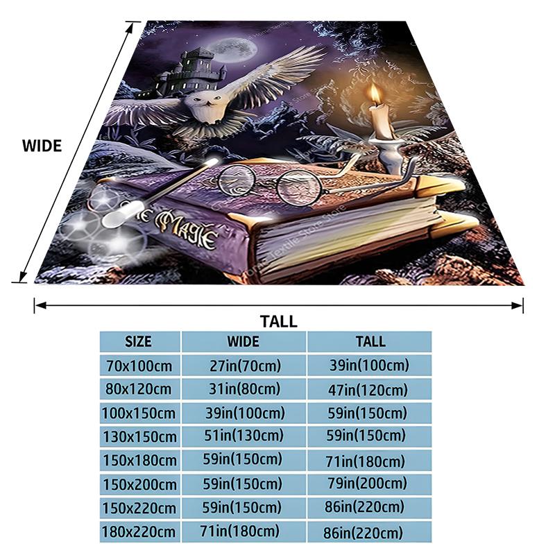 Eagle Book Cartoon Image Printed Blanket Adult Blanket Soft and Warm Bedding for Bed Sofa Outdoor Travel Cover Blanket Cobertor