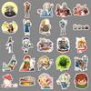 50 Maze Meal Japanese Anime Stickers - Waterproof Decorative Stickers for Thermos Cups, Notebooks, and More
