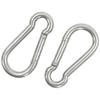 He Si Di Ge 304 Stainless Steel Spring Carabiner Hook