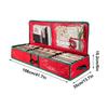 Christmas Wrapping Paper Storage Bag Oxford Fabric Festive Wrapping Paper Organizer for Christmas for Living Room Bedroom Closet