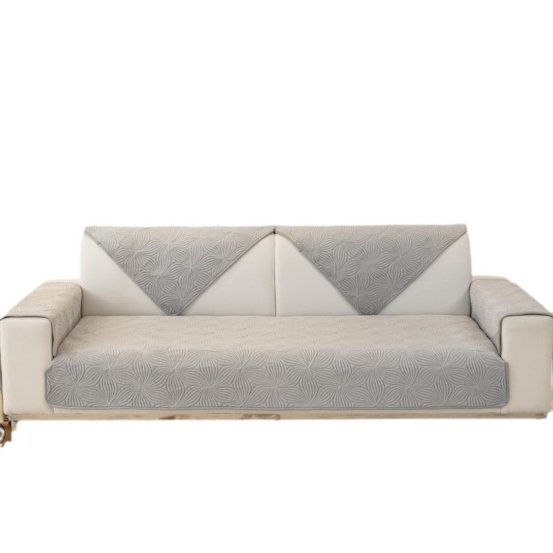 Quilted Flower Sofa Cushion Four Seasons Universal Thickened Non-Slip Cushion Plush Seat Cushions Sofa Cover