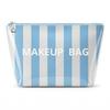 Waterproof Striped Makeup Bag Lightweight Polka Dot Makeup Case PVC Cosmetic Bag  Travel
