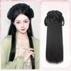 Synthetic Chinese Ancient Wig Headdress Hanfu Wig Headband Dance Accessory Wigs Lazy Costume Wig
