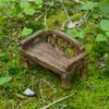 Garden Resin DIY Craft Furniture Figurines Bench Miniature Park Seat Ornaments Lawn Chairs Set