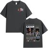 Rapper Luar La L Music Album L3TRA T Shirts Unisex Women Hip Hop Fashion Short Sleeve Tshirts Vintage Oversized Streetwear Tshirt