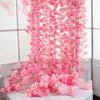 70.8" Cherry Blossom Flowers Garland Artificial Pink Flower Vine Hanging Faux Silk Flower Garland for Home Wedding Garden Party Arch Decor