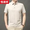Hengyuanxiang Men's Business Casual Polo Shirt
