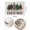 4Pcs Placemats & Coasters Set Christmas Santa Robin Snowman Reindeer Dinner Mats