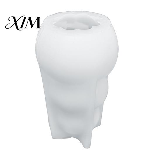Zement Kürbisform DIY Kerze Silikon für Halloween, Handgemachte Duftkerzen Form, Harzguss Bastelarbeiten Gips Ton Epoxid