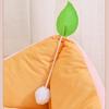 Semi Enclosed Cat Bed All Season Universal Warm Pet Sofa Beds Avocado Shaped Dog House with Furry Balls Full Filling and High Rebound Pet Supplies