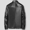 JINLUN Leather Genuine Single Lambskin Men's Jacket, Rider's Jacket, Leather, Rider's Jacket, Leather, Men's Outerwear, Fall/Winter
