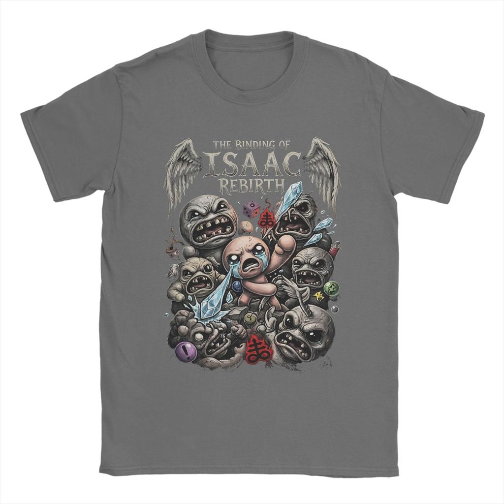 The Binding of Isaac Pixel Cotton T Shirt For Unisex Summer Vintage T Shirts Crewneck Hippie Tees Big Size Hot Sale Clothing