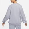 Nike Sportswear Logo Patchwork Knit Pullover Crewneck Sweatshirt Women sweatshirt Purple DO6960-521