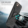 Coque pour iPhone 8/7 - Housse de Protection - Antichoc - Anneau Métallique Rotatif - Noir