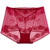 Sexy Women Underwear Lace Mesh Briefs Pure Cotton Crotch Tange Thong Women Lace Panties Underpants