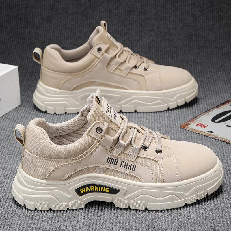 Men's shoes autumn new casual shoes fashion outdoor tooling shoes trend lace-up low-top shoes personalized student sports shoes