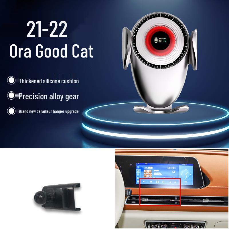 Black Cat Gravity Car Phone Holder – Air Vent Mount Support