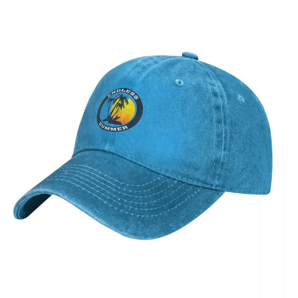 Endloser Sommer Denim Baseballkappe Sommerurlaub Herren Custom Hip Hop Hüte Frühling Trendig Outdoor Sport Dropshipping Baseballkappen