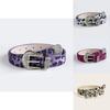 Faux Leather Western Buckle Belt For Women With Animal Print Design