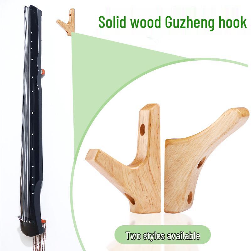 Massivholz Guqin Wandhalterständer & Haken für Zubehör