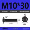 High-Strength Grade 8.8 Carriage Bolts: Round Head, Square Neck, M6-M16 Sizes for Shelf and Bridge Frames