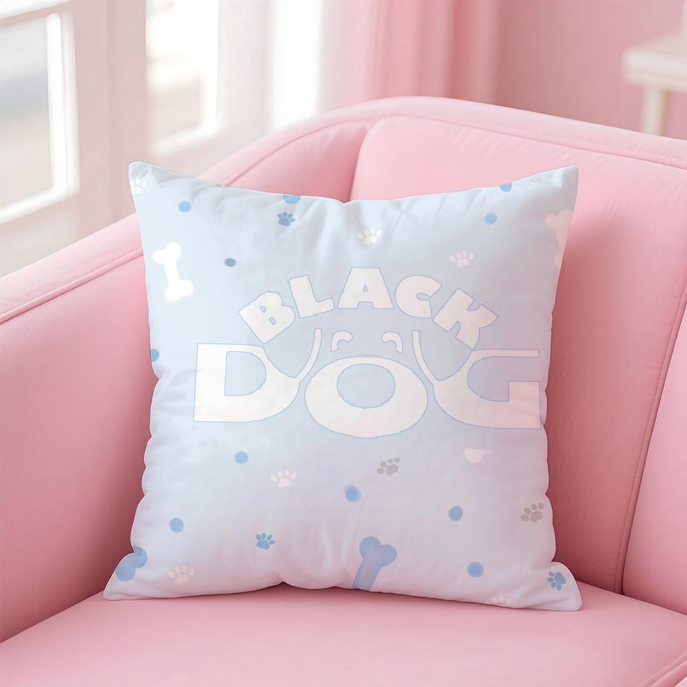 Cute Educational Art Animal Alphabet Cushion Cover Pillow Case Soft Skin Friendly Fabric Concealed Zipper