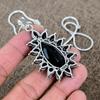 Black Spinel Gemstone Handmade 925 Sterling Silver Jewelry Pendant 2.48" KKG-291