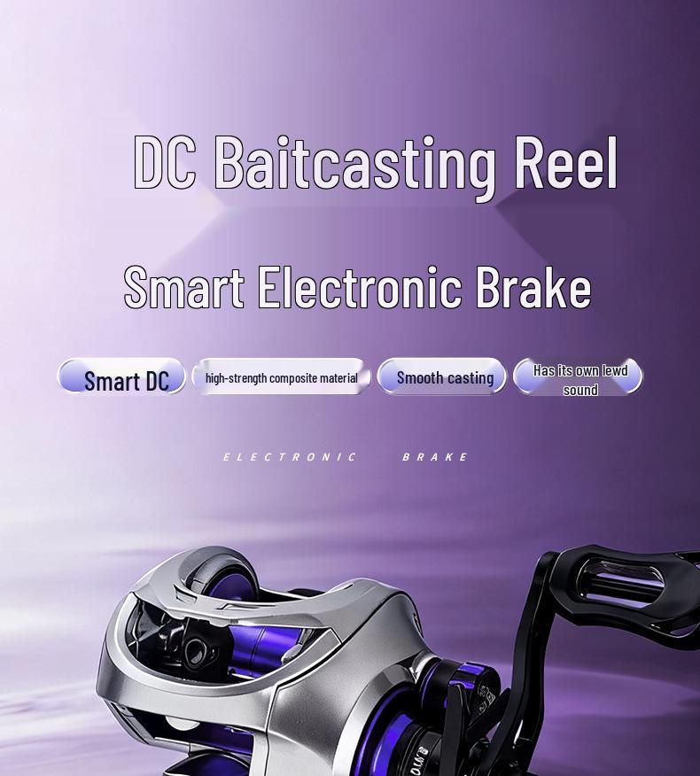 Kemeilong DC Water Drop Wheel 2nd Gen Smart Brake Lightweight Lure Wheel with Buzz Feature