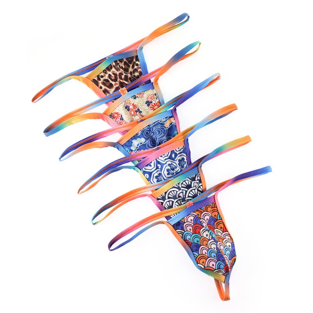 Pánské nízké pruhované síťované slipy - Sexy, měkké a elastické