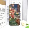 Custodia per Telefono con Motivo Scenico Vetrina Negozio Strada Nevosa di Natale per IPhone 17 16 12 11 14 Plus 13 15 ProMax Mini X XS XR Copertura Morbida