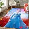 Frozen cartoon print decorative rug/doormat, suitable for entrances, balconies, kitchens, and bedrooms.