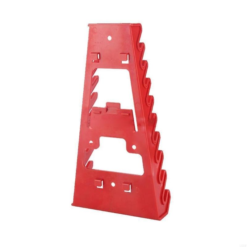   Wall Mount Plastic Wrench Holder Storage Rack Tool Organizers Tray For Garage
