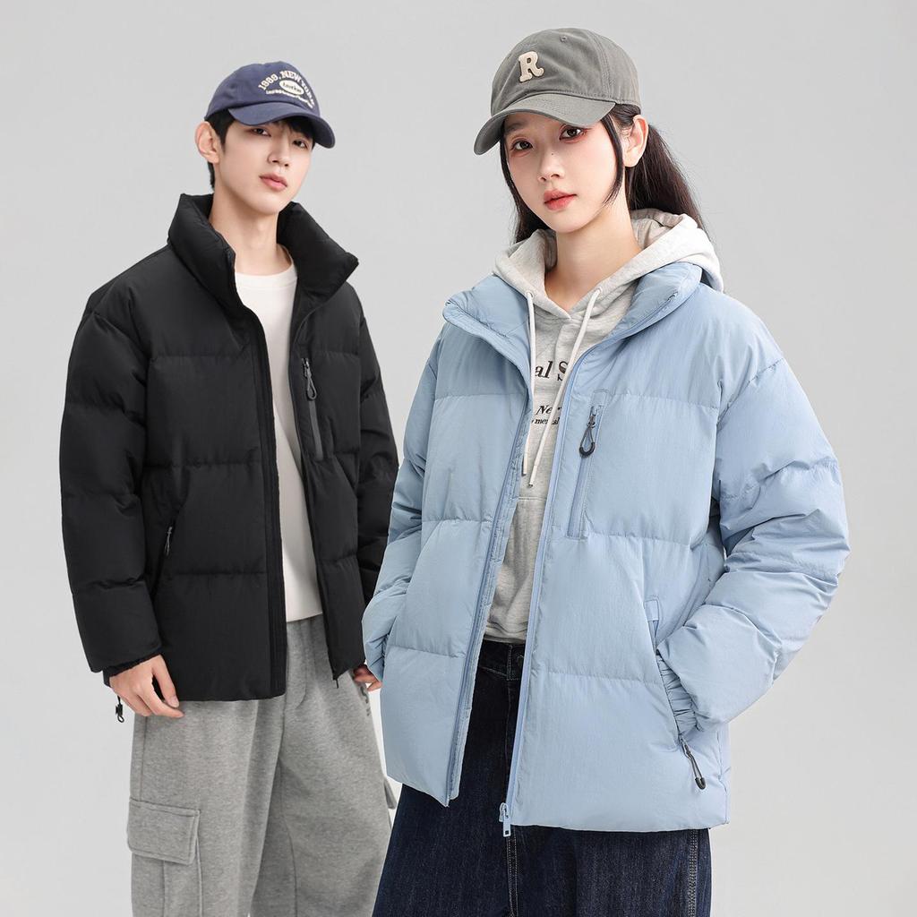 Unisex Winter Down Jacket: Men's and Women's Loose Casual Thick Warmth - 90% White Duck Down