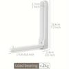 1PCS Multi-Function Home Accessories Foldable Clothes Hanger Drying Rack No Punching Required Suit Bathroom Door Plastic Organizer Storage