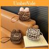 Cute Baby Crossbody Bag For Girls Pu Leather Leopard Pattern With Chain Strap For Daily Use