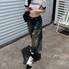 Streetwear Y2k Style Baggy Denim Shorts Women Wide Leg Short Pants Fashion High Waisted Wash Knee Length Jeans Female