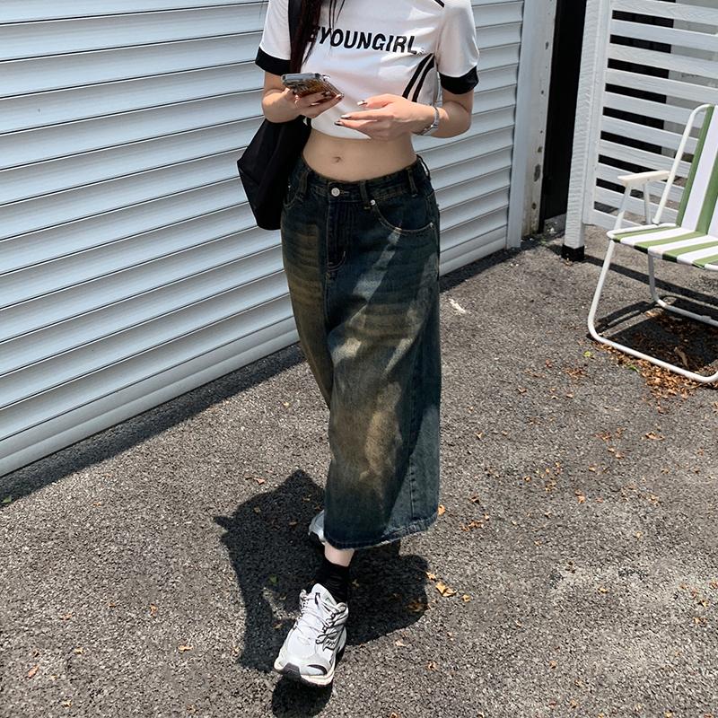 Streetwear Y2k Style Baggy Denim Shorts Women Wide Leg Short Pants Fashion High Waisted Wash Knee Length Jeans Female