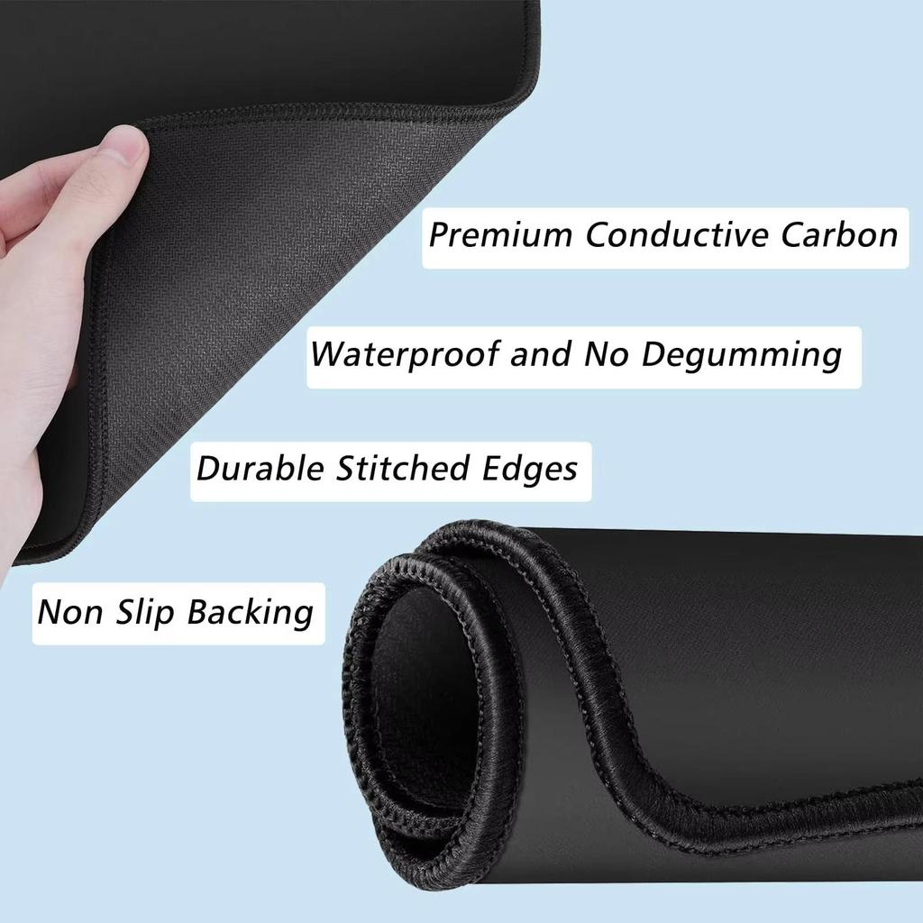 Grounding Mat Kit, desk mat, grounding foot mat, computer mouse pad can improve sleep, maintain body balance, blood circulation