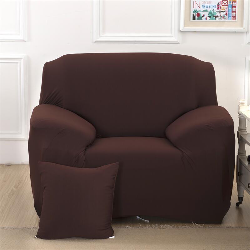 Einfarbige Sofabezüge für Wohnzimmer, Polyester, elastisch, Eckcouch-Schonbezüge, Stuhlschutz, 1/2/3/4-Sitzer
