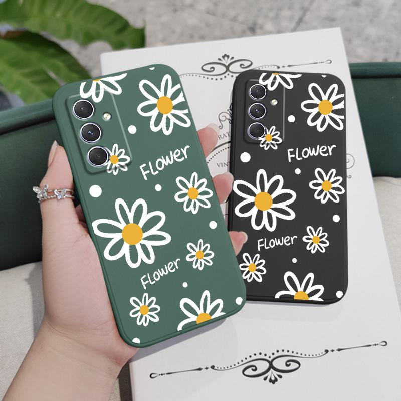 Blossoming Daisies Phone Case For Samsung Galaxy A54 A34 A24 A14 A55 A35 A25 A15 A05 A05S A04 A04S A04E 4G 5G Cover