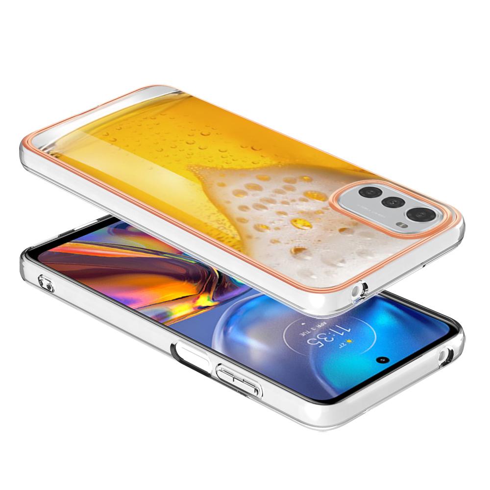 Luksus IMD galvaniseringsramme TPU støtsikker telefonveske for Motorola Moto E20 E30 E40 Moto G53 E13 E32 E32S Moto G Play