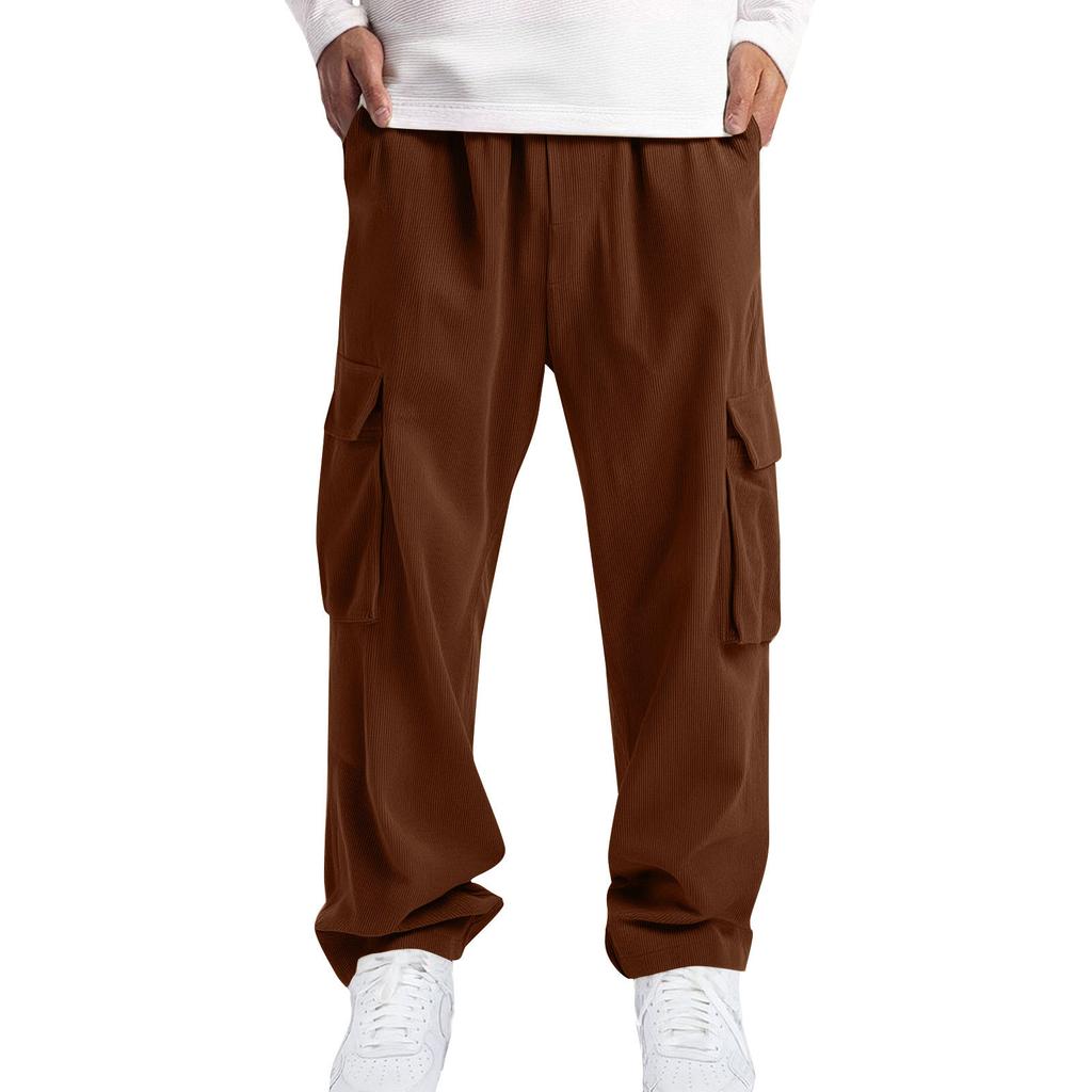 Men's Loose-Fit Stretch Corduroy Lightweight Breathable Pants