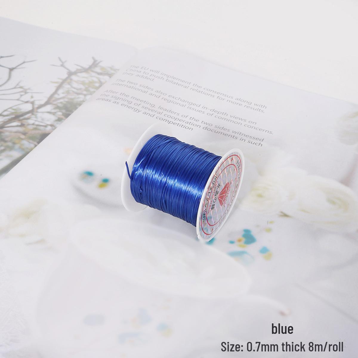 

Цветная эластичная леска своими руками для изготовления бисерных украшений - кольца, ожерелья, браслета. Плетеная леска для аксессуаров.