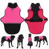 Dog Cold Weather Coat Reflective Waterproof Windproof Pet Warm Jacket with Traction Hole for Medium and Large DogsL